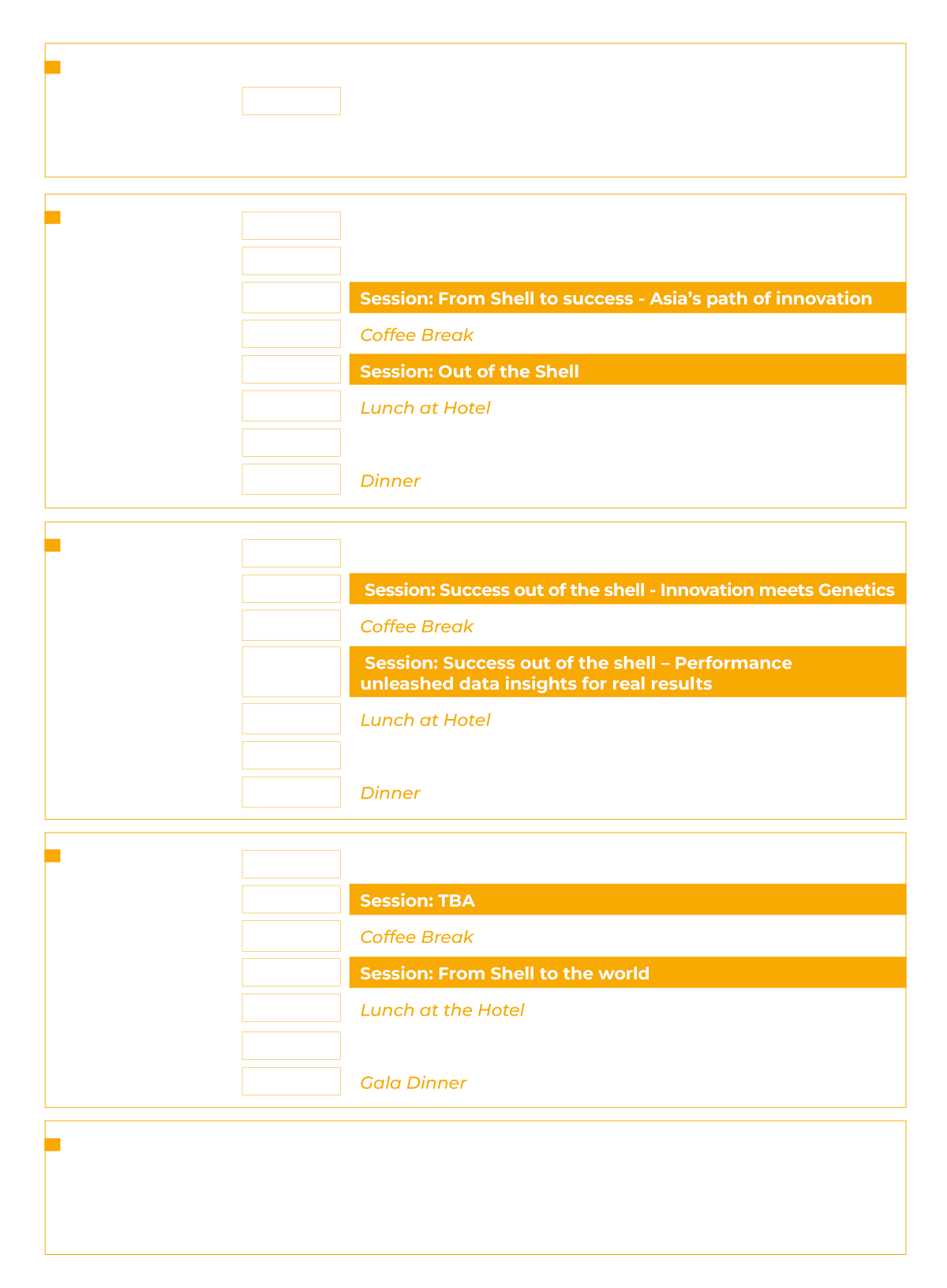 agenda