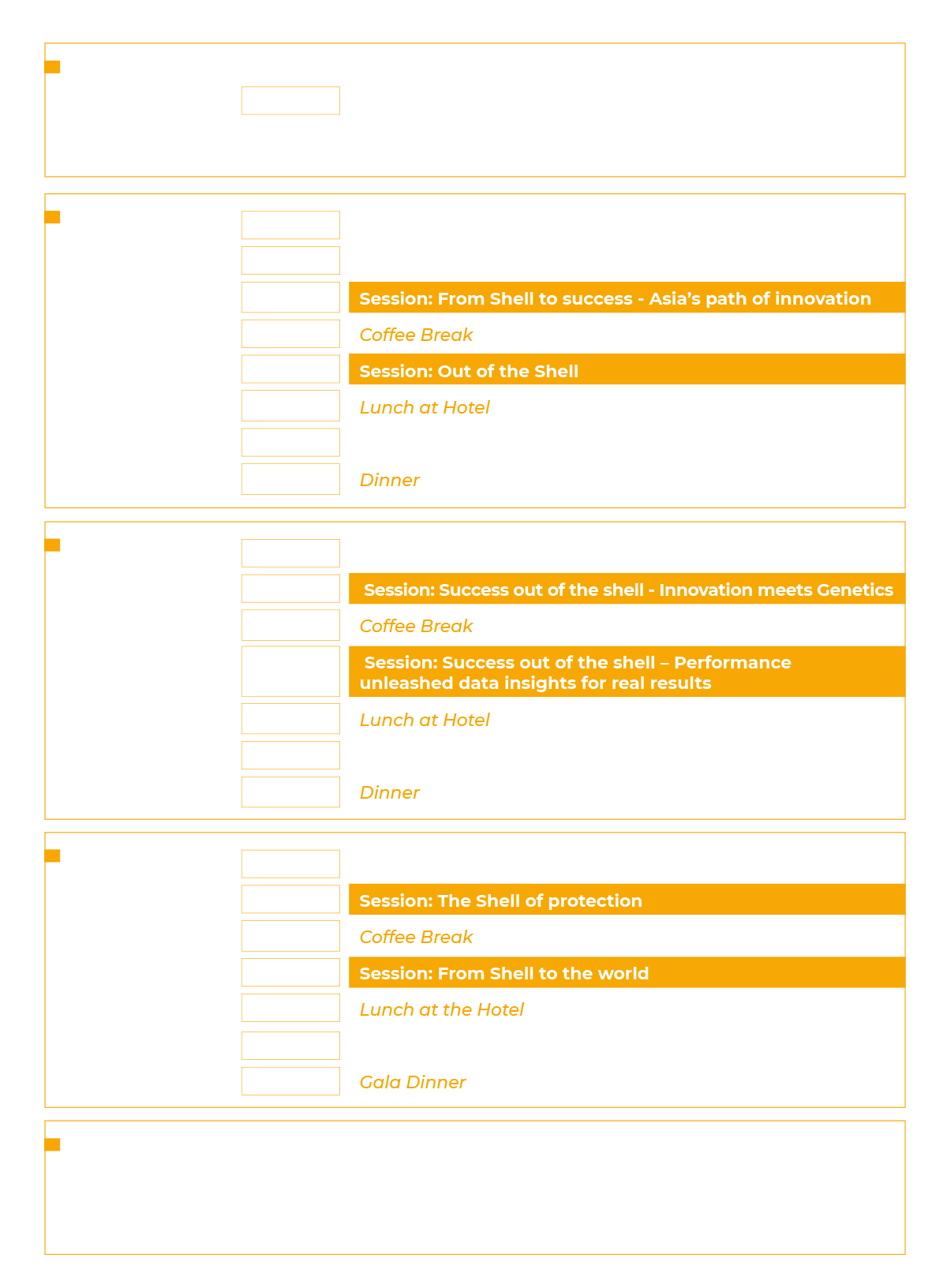 agenda